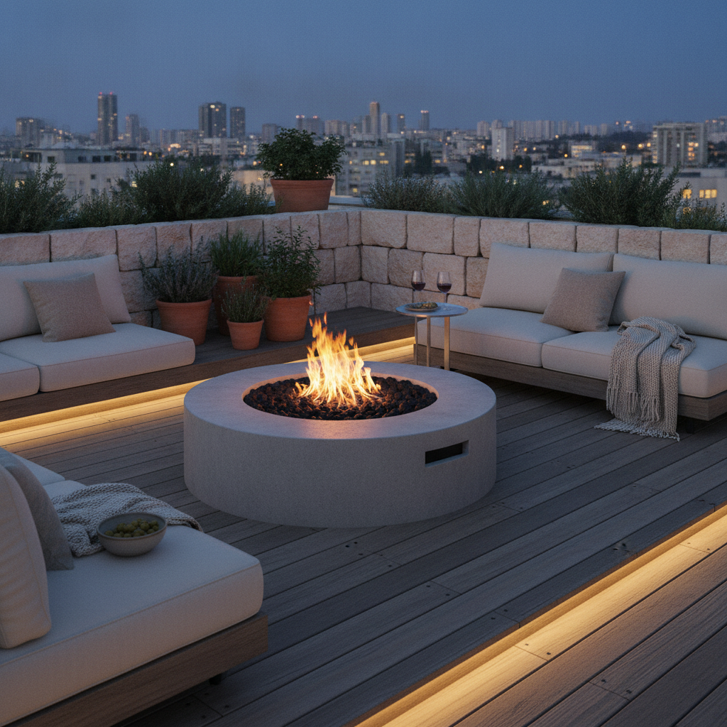 תמונה זו נוצרה על ידי defaultImage בינה מלאכותית Fire Pit